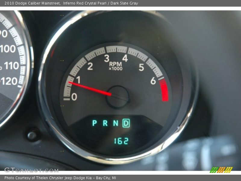 Inferno Red Crystal Pearl / Dark Slate Gray 2010 Dodge Caliber Mainstreet