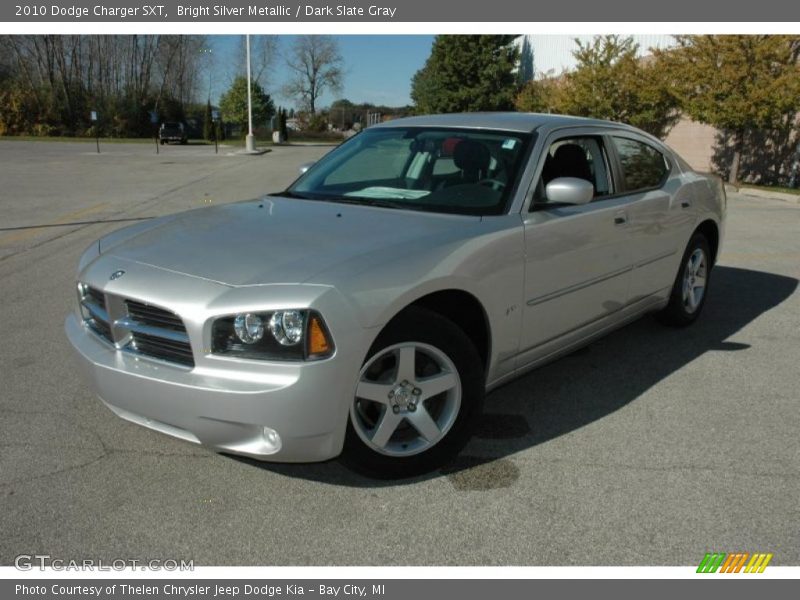 Bright Silver Metallic / Dark Slate Gray 2010 Dodge Charger SXT