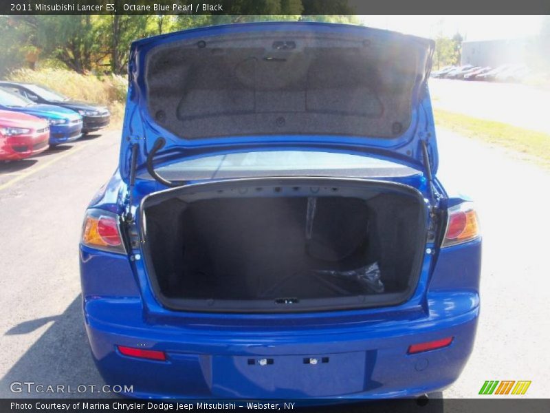 Octane Blue Pearl / Black 2011 Mitsubishi Lancer ES