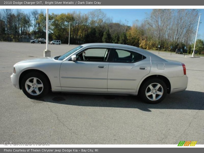 Bright Silver Metallic / Dark Slate Gray 2010 Dodge Charger SXT