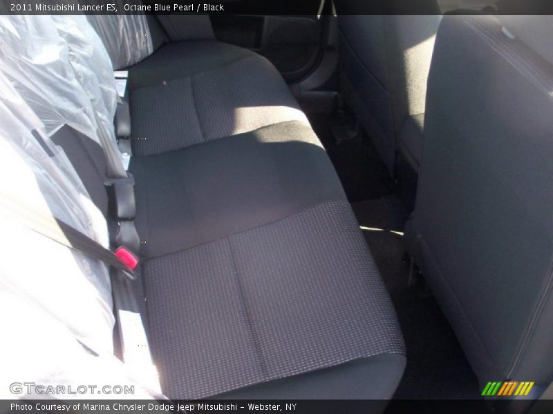 Octane Blue Pearl / Black 2011 Mitsubishi Lancer ES