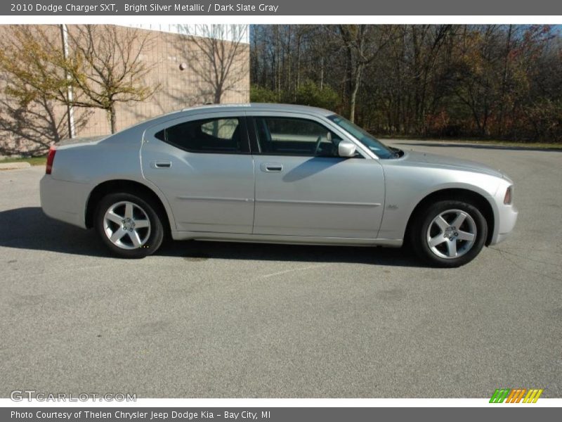 Bright Silver Metallic / Dark Slate Gray 2010 Dodge Charger SXT