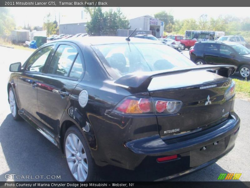 Tarmac Black Pearl / Black 2011 Mitsubishi Lancer GTS