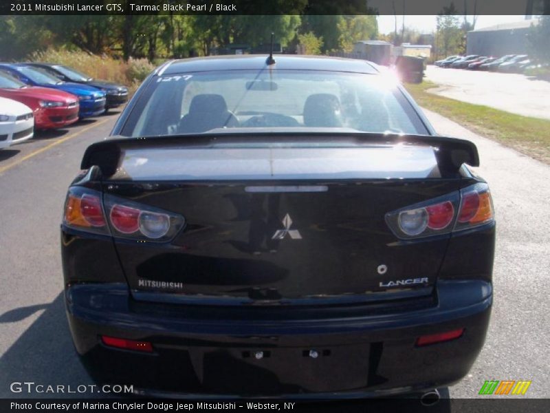 Tarmac Black Pearl / Black 2011 Mitsubishi Lancer GTS