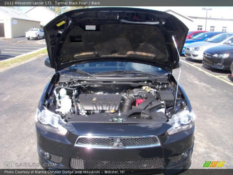 Tarmac Black Pearl / Black 2011 Mitsubishi Lancer GTS