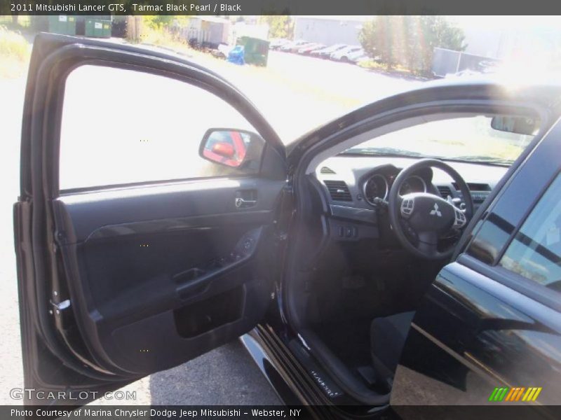 Tarmac Black Pearl / Black 2011 Mitsubishi Lancer GTS