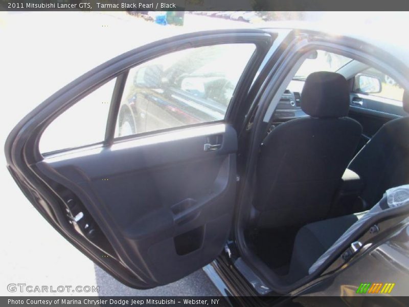 Tarmac Black Pearl / Black 2011 Mitsubishi Lancer GTS