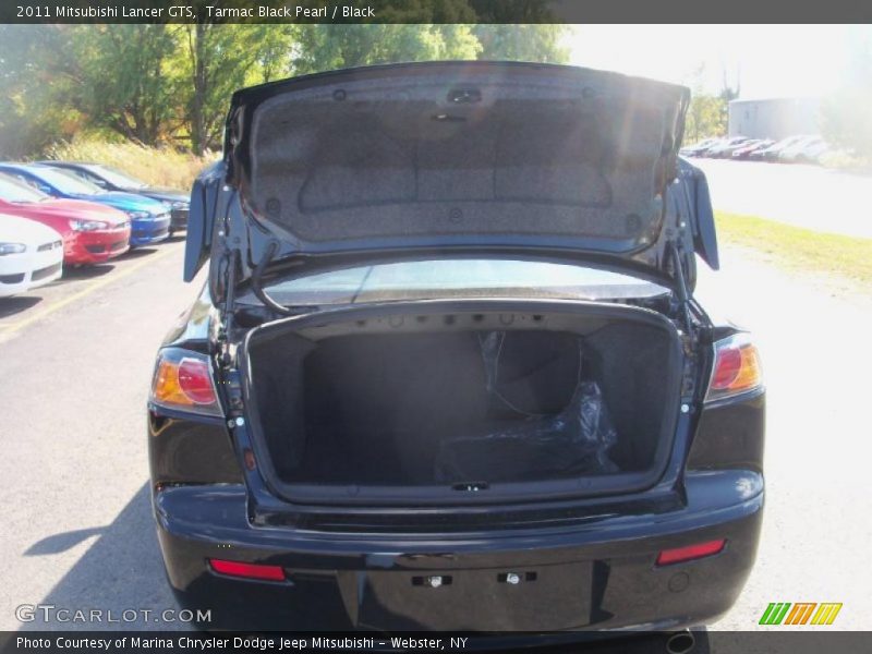 Tarmac Black Pearl / Black 2011 Mitsubishi Lancer GTS