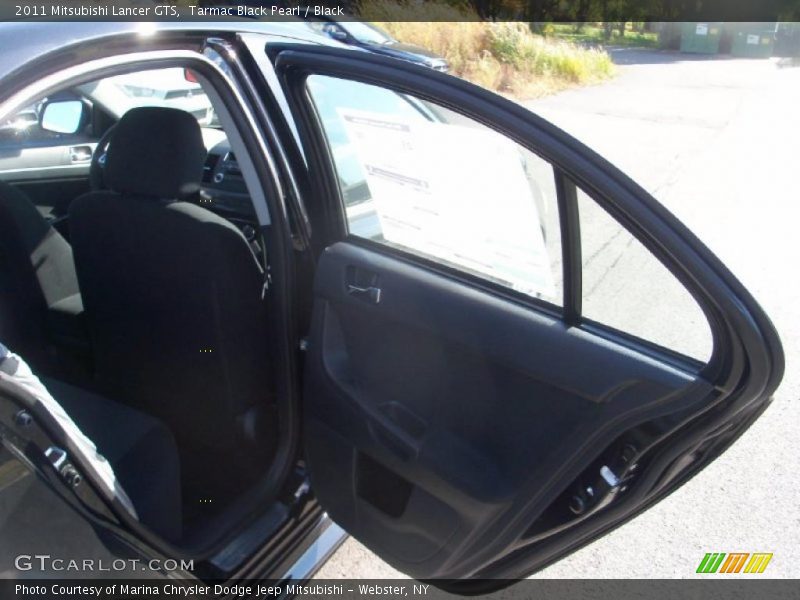Tarmac Black Pearl / Black 2011 Mitsubishi Lancer GTS