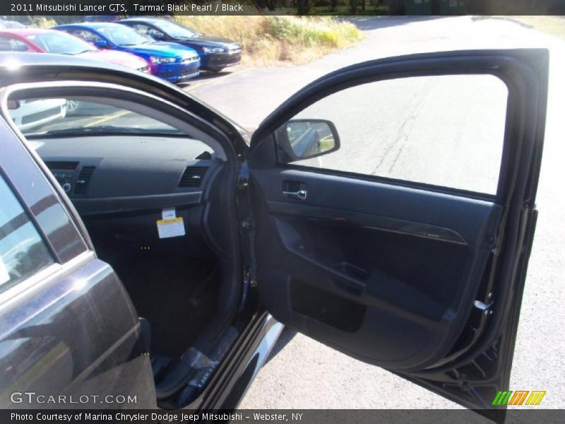 Tarmac Black Pearl / Black 2011 Mitsubishi Lancer GTS