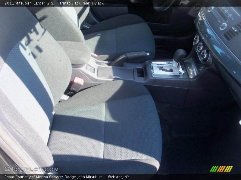 Tarmac Black Pearl / Black 2011 Mitsubishi Lancer GTS