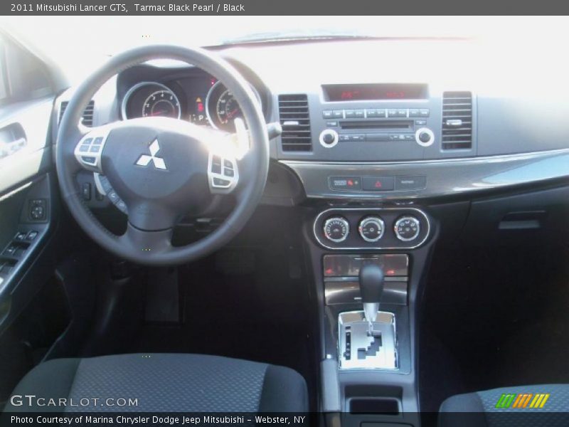 Tarmac Black Pearl / Black 2011 Mitsubishi Lancer GTS