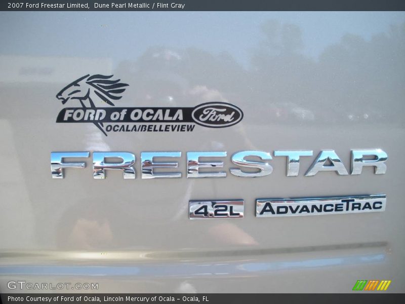 Dune Pearl Metallic / Flint Gray 2007 Ford Freestar Limited