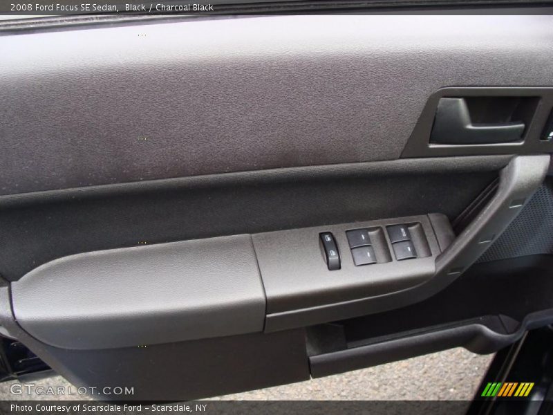 Black / Charcoal Black 2008 Ford Focus SE Sedan