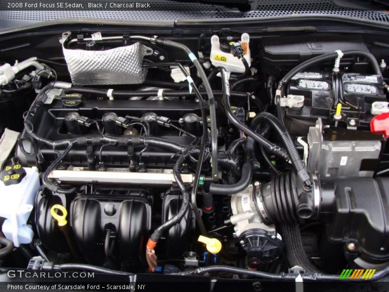 Black / Charcoal Black 2008 Ford Focus SE Sedan