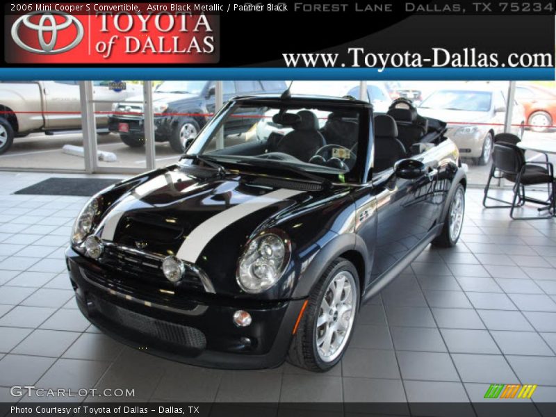 Astro Black Metallic / Panther Black 2006 Mini Cooper S Convertible