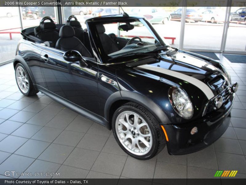 Astro Black Metallic / Panther Black 2006 Mini Cooper S Convertible