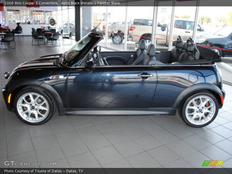 Astro Black Metallic / Panther Black 2006 Mini Cooper S Convertible