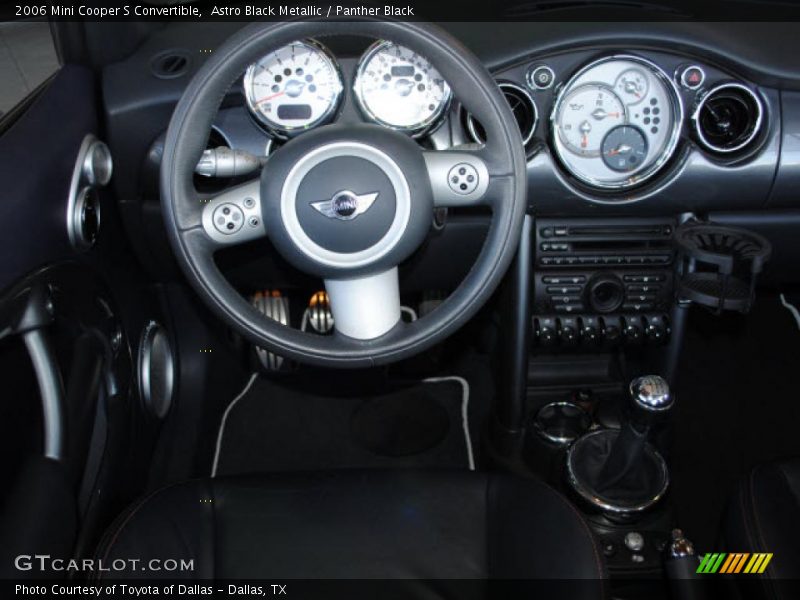 Astro Black Metallic / Panther Black 2006 Mini Cooper S Convertible