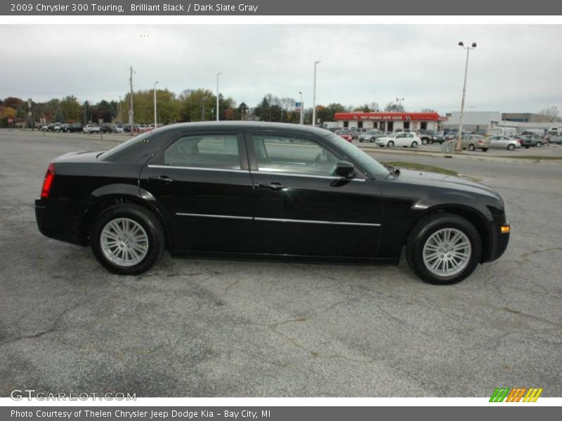 Brilliant Black / Dark Slate Gray 2009 Chrysler 300 Touring