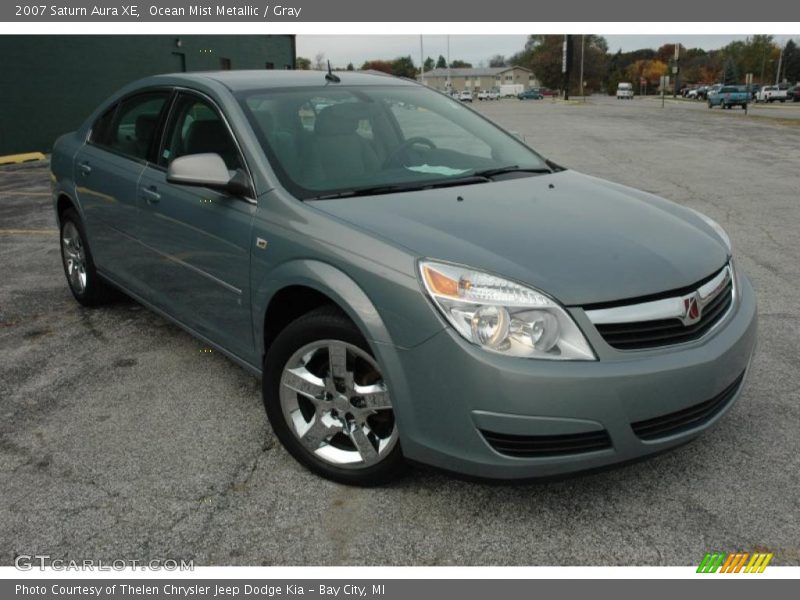 Ocean Mist Metallic / Gray 2007 Saturn Aura XE