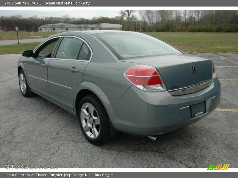 Ocean Mist Metallic / Gray 2007 Saturn Aura XE