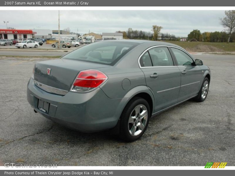 Ocean Mist Metallic / Gray 2007 Saturn Aura XE
