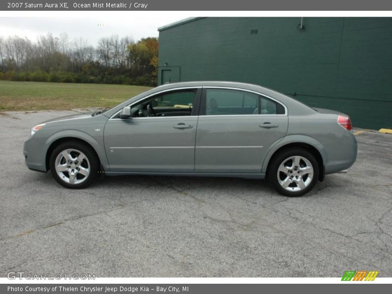 Ocean Mist Metallic / Gray 2007 Saturn Aura XE