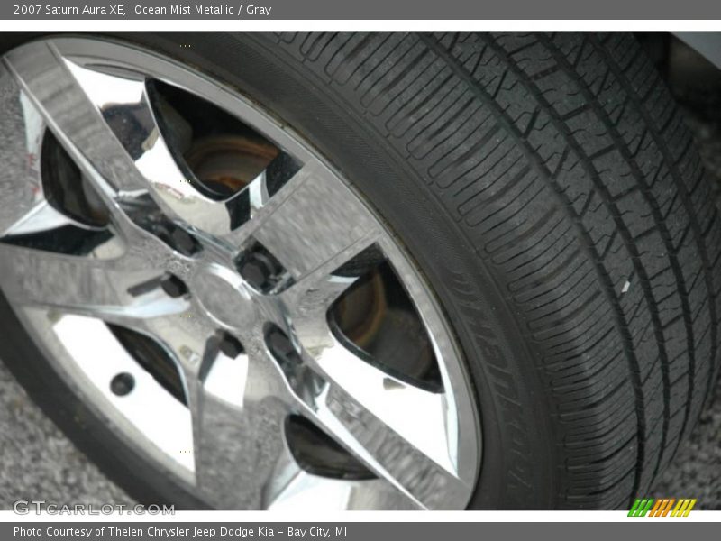 Ocean Mist Metallic / Gray 2007 Saturn Aura XE