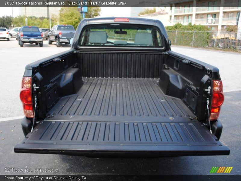 Black Sand Pearl / Graphite Gray 2007 Toyota Tacoma Regular Cab