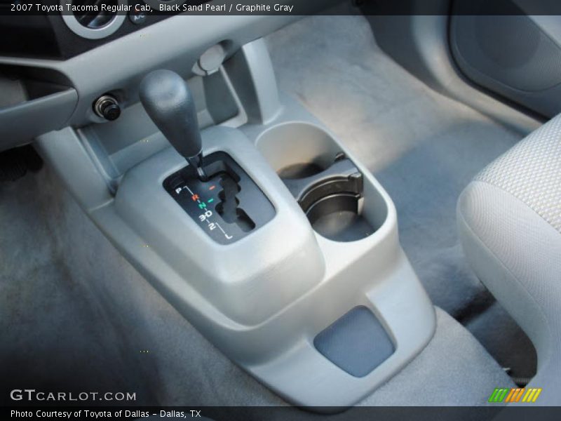 Black Sand Pearl / Graphite Gray 2007 Toyota Tacoma Regular Cab