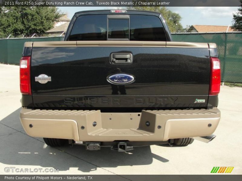 Tuxedo Black Metallic / Chaparral Leather 2011 Ford F250 Super Duty King Ranch Crew Cab
