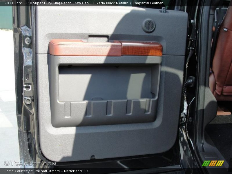 Tuxedo Black Metallic / Chaparral Leather 2011 Ford F250 Super Duty King Ranch Crew Cab