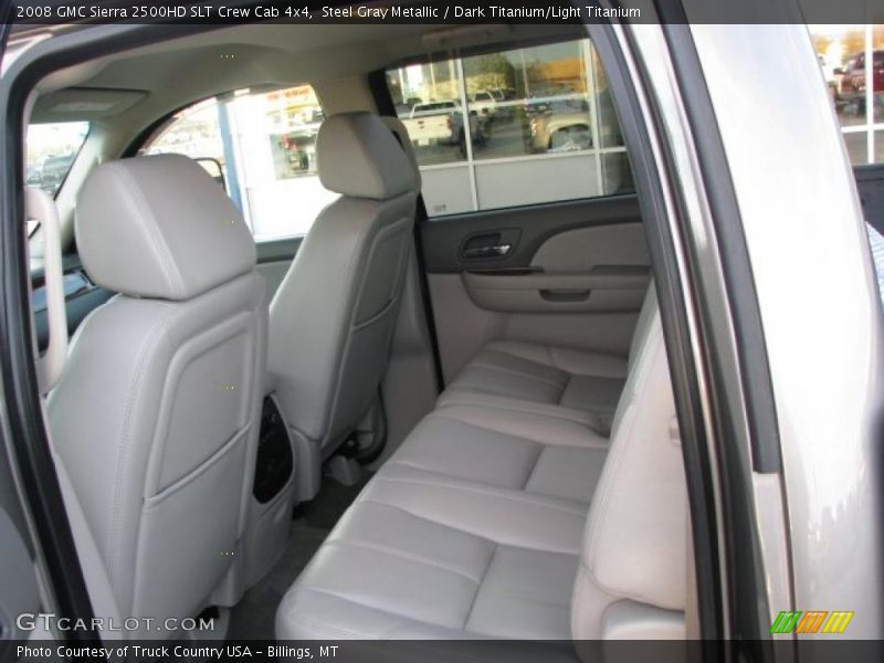 Steel Gray Metallic / Dark Titanium/Light Titanium 2008 GMC Sierra 2500HD SLT Crew Cab 4x4