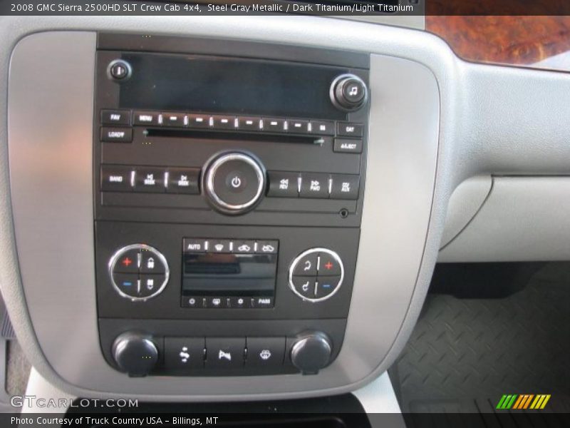 Steel Gray Metallic / Dark Titanium/Light Titanium 2008 GMC Sierra 2500HD SLT Crew Cab 4x4