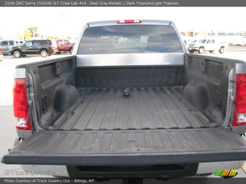 Steel Gray Metallic / Dark Titanium/Light Titanium 2008 GMC Sierra 2500HD SLT Crew Cab 4x4