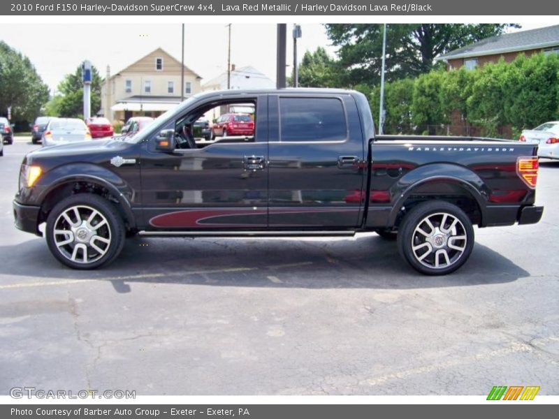 Lava Red Metallic / Harley Davidson Lava Red/Black 2010 Ford F150 Harley-Davidson SuperCrew 4x4