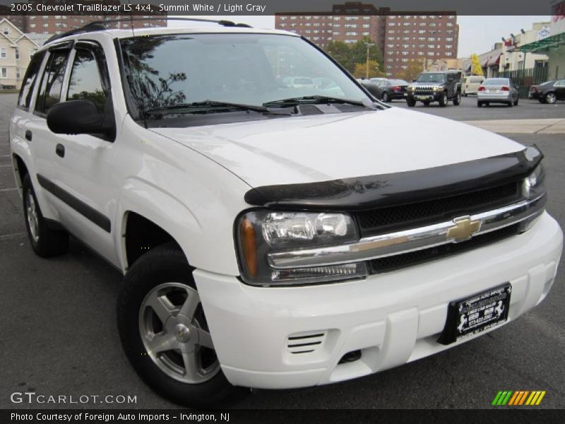 Summit White / Light Gray 2005 Chevrolet TrailBlazer LS 4x4