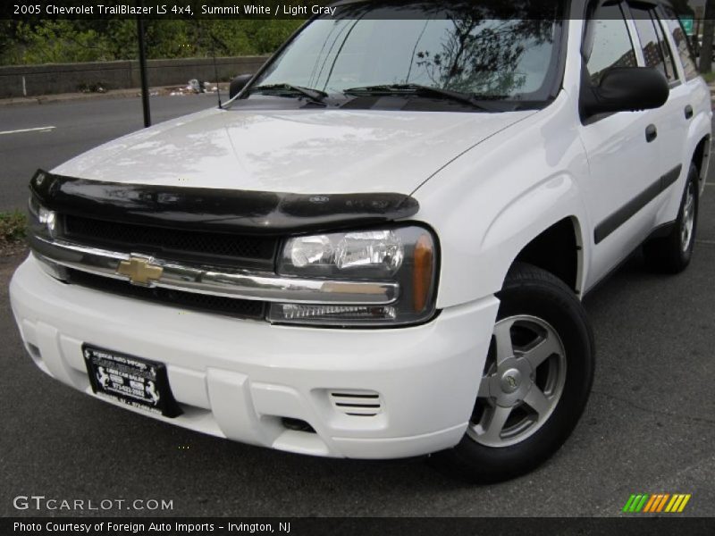 Summit White / Light Gray 2005 Chevrolet TrailBlazer LS 4x4