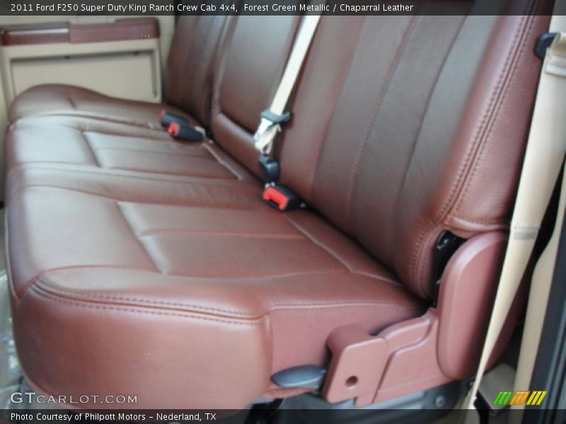 Forest Green Metallic / Chaparral Leather 2011 Ford F250 Super Duty King Ranch Crew Cab 4x4