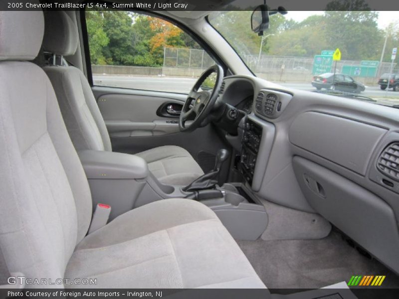 Summit White / Light Gray 2005 Chevrolet TrailBlazer LS 4x4
