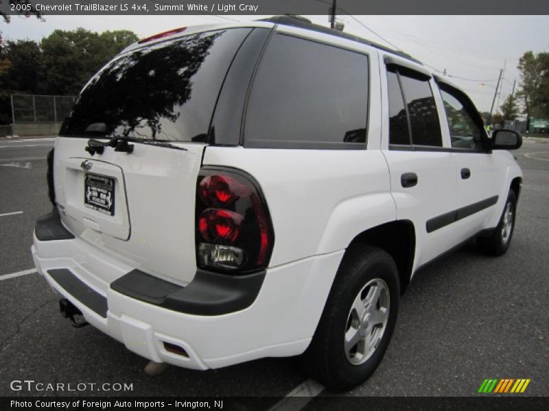Summit White / Light Gray 2005 Chevrolet TrailBlazer LS 4x4