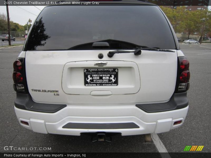 Summit White / Light Gray 2005 Chevrolet TrailBlazer LS 4x4
