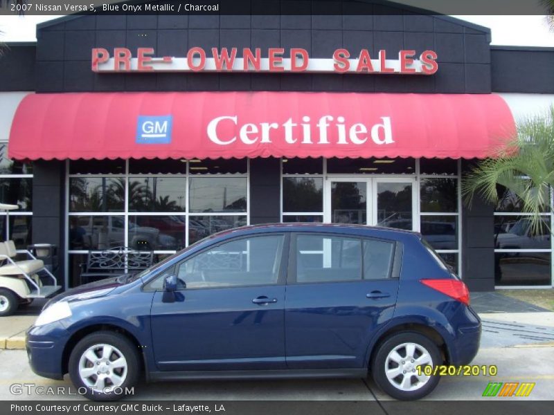 Blue Onyx Metallic / Charcoal 2007 Nissan Versa S