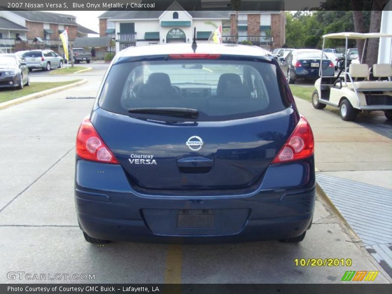 Blue Onyx Metallic / Charcoal 2007 Nissan Versa S