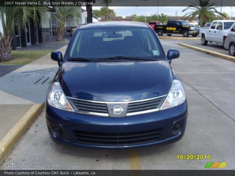 Blue Onyx Metallic / Charcoal 2007 Nissan Versa S