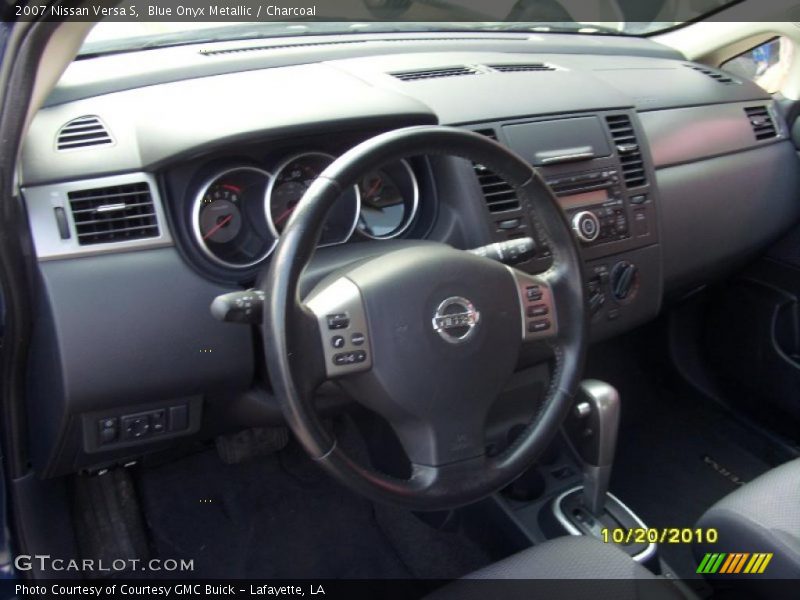 Blue Onyx Metallic / Charcoal 2007 Nissan Versa S