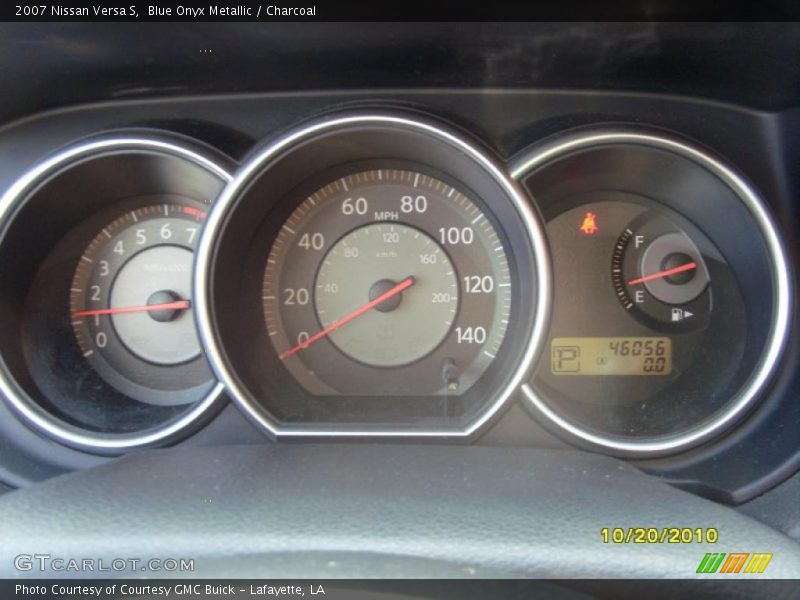Blue Onyx Metallic / Charcoal 2007 Nissan Versa S