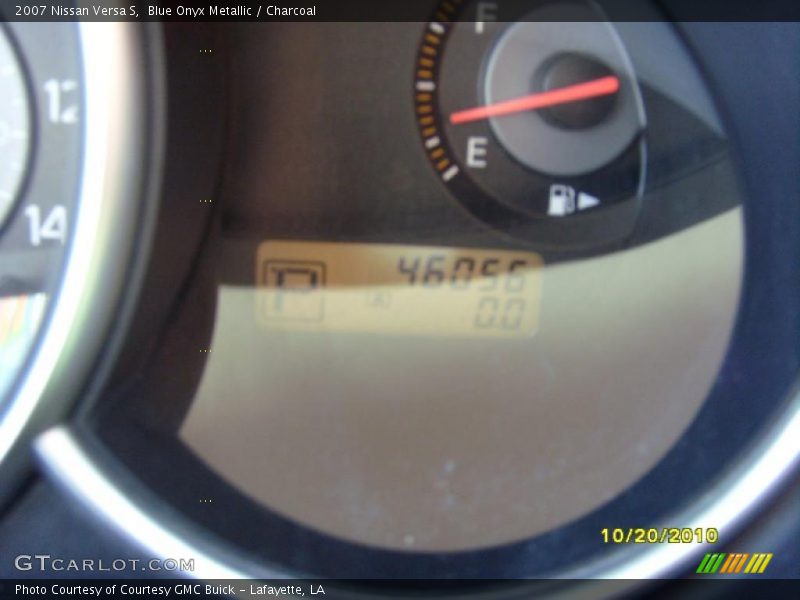 Blue Onyx Metallic / Charcoal 2007 Nissan Versa S