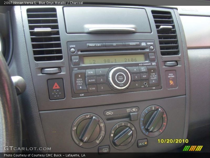 Blue Onyx Metallic / Charcoal 2007 Nissan Versa S